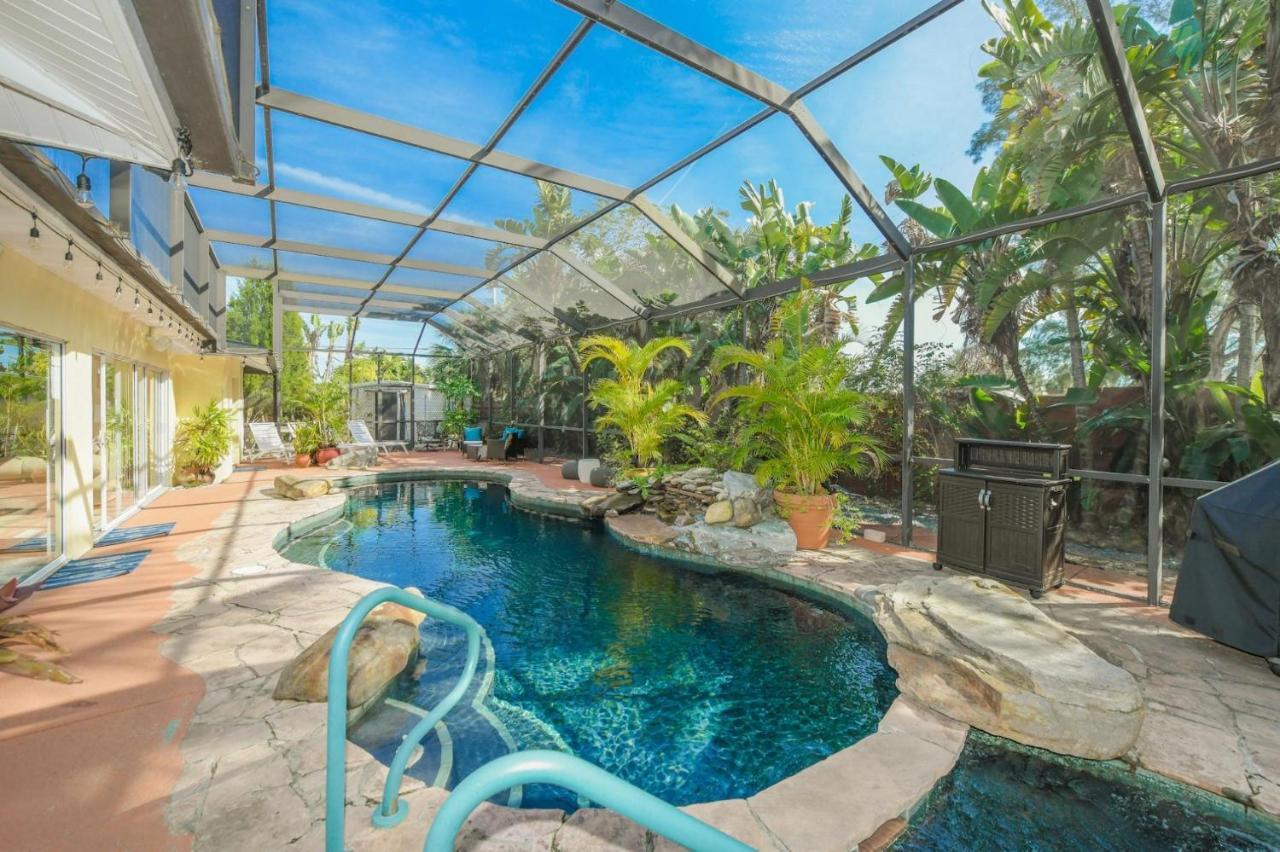 Island Time - Home Wenclosed Lagoon Style Pool Spa Walk To Beach Bikes Холмс Бийч Екстериор снимка