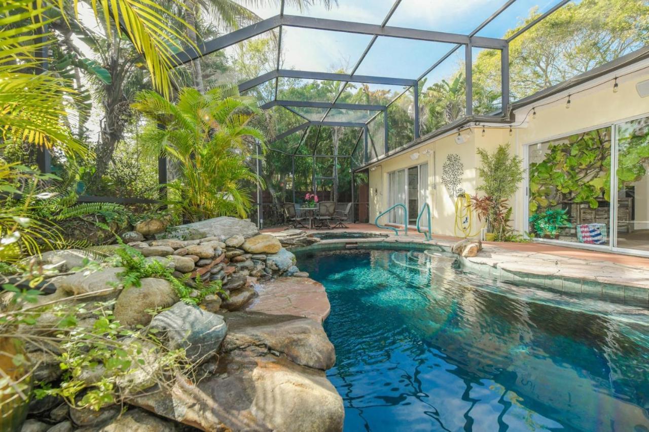 Island Time - Home Wenclosed Lagoon Style Pool Spa Walk To Beach Bikes Холмс Бийч Екстериор снимка